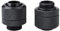 Diyeeni 2 STK. Fitting 1/4 Gewinde, PC Wasserkühlung Anschlüsse Compression Fitting für 9.5mm (ID) / 12.7mm (OD) Schlauch