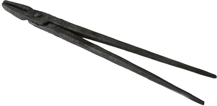Pinza da fabbro Tenaglia per Fabbri pinze piatte 320 mm 450 g Pinza per forgia morsa a incudine per la fabbricazione di coltelli Forgia dell'incudine del fabbro