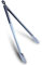 Gardenko Extra Lange Edelstahl Grillzange, Grillbesteck für Gasgrill, Praktische Zange Küche, Küchenzange mit Silikongriffen, 45 cm Lang