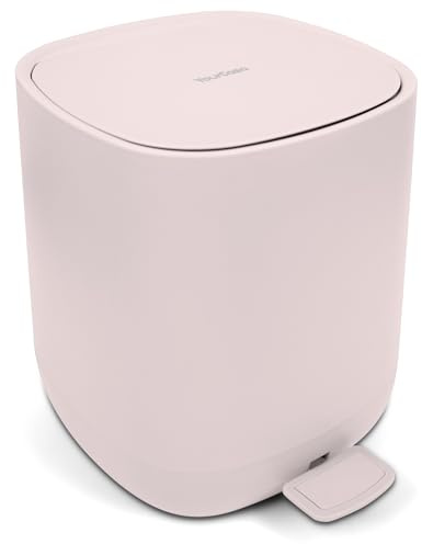 YourCasa Pattumiera bagno [5 L] – cestino spazzatura – cestino bagno – cestino bagno pattumiera piccola - cestini bagno - cestino spazzatura bagno bidoncino bagno pattumiera bagno piccola (Rosa)