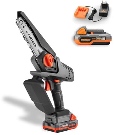 FUXTEC Akku Handastschere 20 V FX-E1HAS20SET – 1,44Kg Gewicht, Schwertgröße von 15cm, Durchmesser von 10cm und einer Kettengeschwindigkeit von 4,6m/s