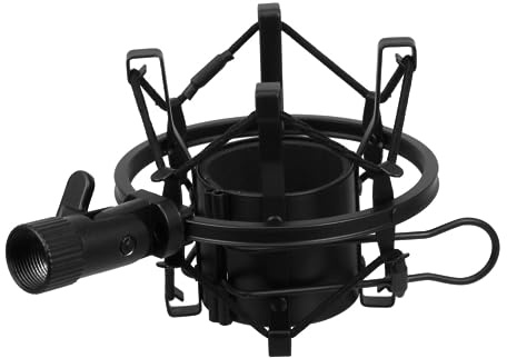 ibasenice Soporte De Suspensión Micrófono Clip Amortiguador Para Condensador Brazo Micrófono