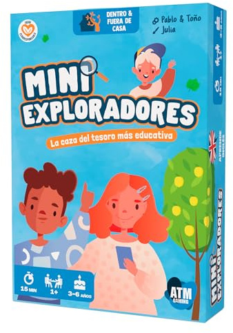 Mini Exploradres - Juego Educativo para Niños de 3 a 6 años - Aprendizaje, Creatividad e Imaginación - Diversión sin Pantallas - Aprende inglés - Regalo Original para Niños