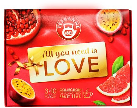 TEEKANNE LOVE Collection Box (NEW EDITION) Fruit Tea Blend - 3 x 10 Bags - 67,5g