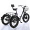 LTdlhFk 20'' Dreirad FüR Erwachsene (3 GäNge), Fat Tire Off Road DreiräDer + Einkaufskorb (20''X9''X12'') + 48V/12Ah Abnehmbarer Akku, 3-Rad-FahrräDer FüR Erwachsene
