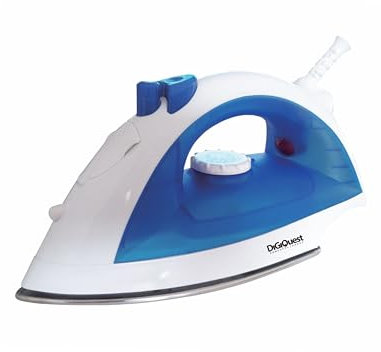 DIGIQUEST Ferro da Stiro a Vapore FST20AC, Piastra in Acciaio Inox, 2000W, Termostato regolabile