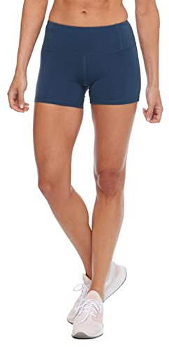 Body Glove Active Women's GET Shorty Performance FIT Activewear Short, Full Moon, Medium