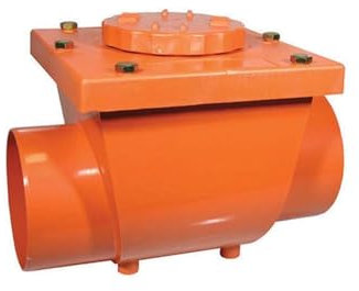 Valvola antiriflusso per edilizia in pvc - Diametro 110