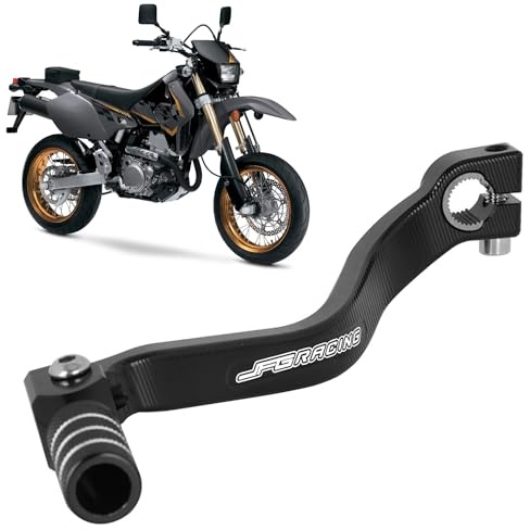 JFG RACING CNC-Schalthebel für Motorräder DRZ400S DRZ400SM DRZ400E 2000-2017 Dirt Bike schwarz