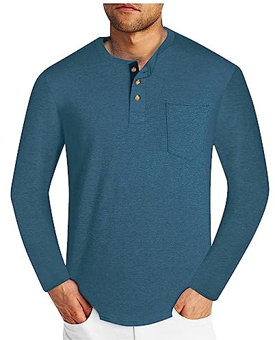 Tshirt Herren Uni-Farben Sommer T-Shirt Lässig Einfarbig Freizeitshirt Oberteile 3D Druck Bluse Regular Fit Outdoorshirts Laufendes Shirt Casual Blusen Bluse Sommer Running Shirt(M,Blau)