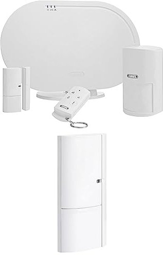 Bundle aus ABUS Smartvest Funk-Alarmanlage Basisset + 3er Set ABUS Smartvest Funk-Öffnungsmelder