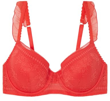 Women'secret Feminine Valentine Reggiseno Imbottito da Donna, Corallo, 3C