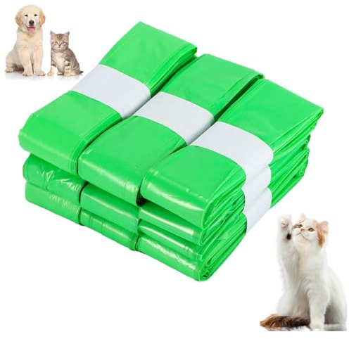 10 Pack Cat Litter Refill Bags, Scented G-enie Refill Bags Disposal Cat Litter Refill Cassettes Replacement Bags Compatible with Litter genie, locker (No Cartridge)