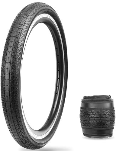 MEGHNA 1Pack-Slick Reifen 20x1.75 Zoll Fahrradreifen Fahrradmantel für Mountainbike,E Bike, Kindfahrrad/Falträder/Hybrid Bike