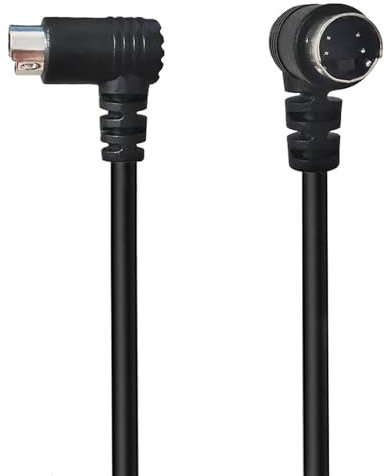 Gissroys S videokabel liten Din 4 stift hane till hane guldpläterad kontakt för videoöverföring till skärmar övervakningar