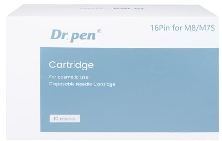 10 stycken 16 stift mikroneedling Cartridges, utvecklade för mikronålspenna dr pen Ultima M8, används för aknenärr, djupa ärr och graviditetsremsor