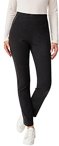 Damart - Pantalon Maille Milano enfilable Femme Noir Taille 46