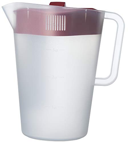 GoodCook 1 Gallon Pitcher with 4 Way Lid, Made Without BPA, Clear