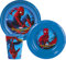 Kids Spiderman Ensemble Vaisselle Enfant déjeuner Assiette Bol et Verre