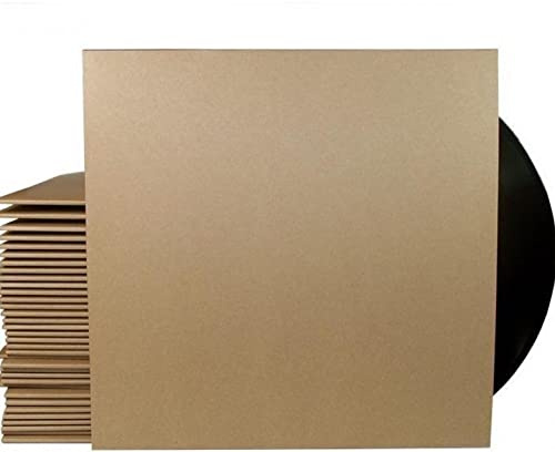 LO SPECCHIO DEL ROCK Copertine per LP /12 Colore Marrone- Senza Foro Dorso mm3 - Qtà 10