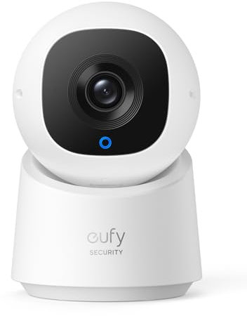 eufy Security C210 Security Camera 1080P Resolution PTZ 360° Indoor Plug-in Security Camera with Wi-Fi, Human AI/Motion, Ideal for Baby Monitor/Camera