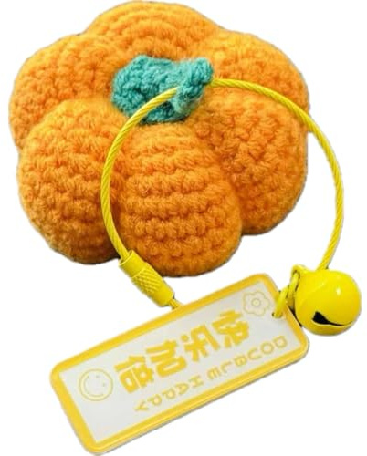 Handmade crochet pumpkin shaped pendant,Pumpkin keychain,pumpkin shaped pendant,Crochet keychains, handmade crochet pumpkins, plush keychains