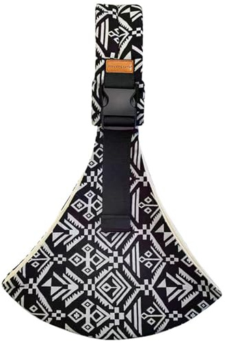 Guyode Babytrage für Kleinkinder und Neugeborene, Ergonomisch Baby Carrier Bequem Atmungsaktiv, Tragetuch Neugeboren mit Verstellbare Schulter, Hüfttrage für Babys von 6 bis 36 Monaten (Schwarz A)