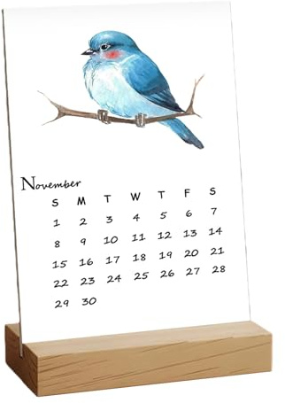 Calendario degli - Pianificatore mensile verticale organizzatore su supporto in legno, calendario 2026, strumento di pianificazione familiare in ufficio, accessorio per