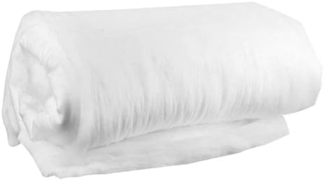 Ranjima Vadderad volymfleece, stoppad fleece, metervara 1,5 x 3 m, 100 % polyester, tvättbar, strykbar, volymfleece, fleecevadd för quiltade filtar, kuddar, gör-det-själv, fleecestoppning, fyllning