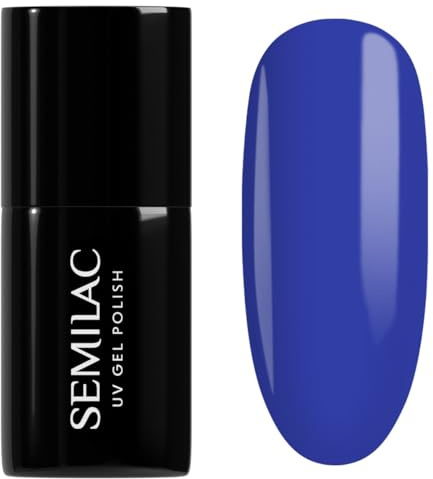 SEMILAC Gel Nail Polish 171 Porto Marine - Full Coverage Gel Polish - Soak Off Easy To Use LED/UV Nail Lamp - Long Lasting Manicure and Pedicure up to 3 weeks