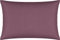 Erwin Müller Kissenbezug, Kissenhülle Single-Jersey Murnau - aubergine Größe 50x70 cm - bügelfrei, strapazierstark, elastisch, mit Reißverschluss