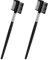 Gobesty Wimpernkamm, 2 PCS 2-in-1-Augenbrauenbürste mit Kamm Doppelseiten für Frauen Make-up Kosmetik Schwarz