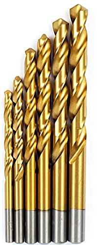 Melver Punta elicoidale per trapano in acciaio inox HSS-E Co5 DIN 338 (7,2 mm)