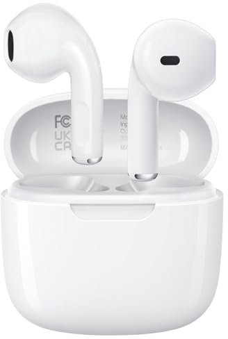 AsiceSound Bluetooth Kopfhörer, Kopfhörer Kabellos Bluetooth 5.3 mit 4 ENC Mikrofon, In Ear kopfhörer Bluetooth mit HiFi Stereo Tiefer Bass, IP7 Wasserdicht Kopfhörer Sport USB-C