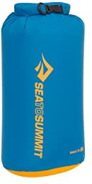 Sea to Summit eVac Dry Bag, Roll-Top Compression Sack, 8 Liter, Turkish Tile Blue