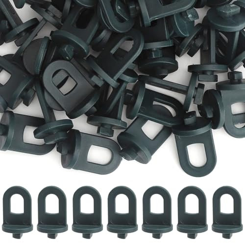 Clips pour serre robustes 50 pièces - Crochets serre résistants aux UV pour suspension de plantes - Accessoires pour serre, véranda, balcon, jardin