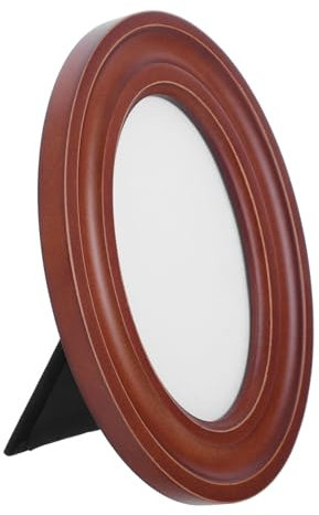 EPIGEIST Ovaler Bilderrahmen Aus Holz, 10 X 15 Cm: Zur Wandmontage Und Als Standbild Auf Dem Schreibtisch – Präsentieren Sie Wertvolle Fotoerinnerungen Für Zu Hause