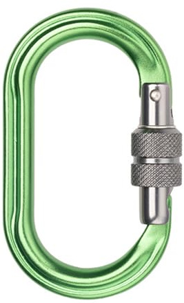 Mosquetón de escalada en roca ligero de tornillo mosquetón y tornillo puerta resorte hebilla llavero clip gancho hebilla