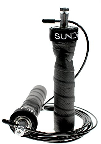 Skipping Rope Exercise Fitness Jump Rope Boxing Speed Rope By Sundried® (Includes 2 cables and carry case)