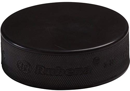 Rubena Puck-6600001 Disco de Hockey sobre Hielo, Unisex – Adultos, Negro, Talla única