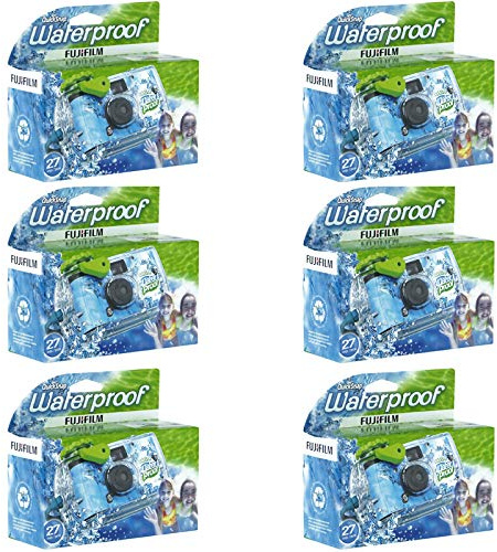 Fujifilm QuickSnap 800 Waterproof 35mm One-Time-Use Disposable Camera, 27 Exposures