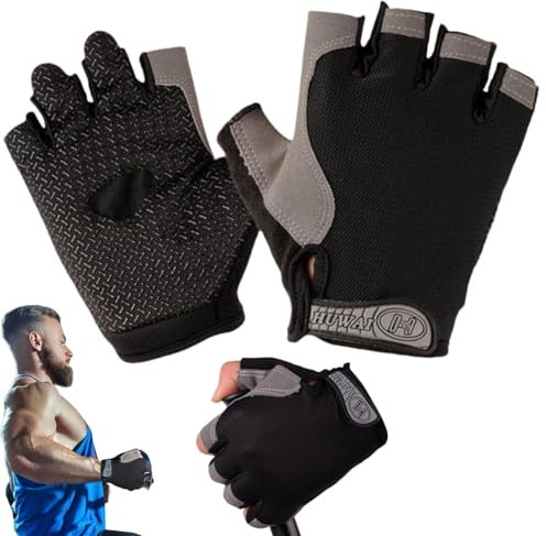 Fitness Handschuhe,Trainingshandschuhe,Fitness Handschuhe Herren Damen,Sporthandschuhe für Damen Herren,Gym Gloves,Lifting Gloves,für Crossfit,Bodybuilding,Radsport, Posen Angeln Set Angel-Posen