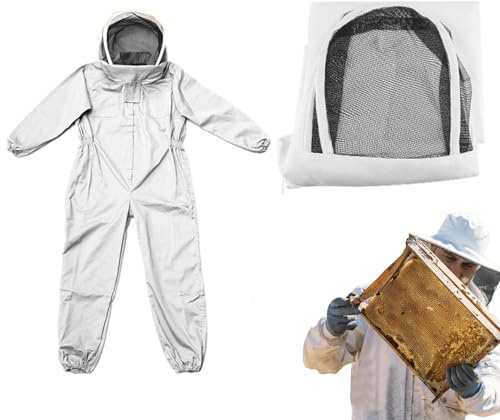 Tuta Apicoltore Professionale, Attrezzatura Da Apicoltore, Protezioni Per Apicoltori, Tuta Protettiva Professionale Per Apicoltura, Per Uomini E Donne, Tuta Per Apicoltura(L,XL,2XL)