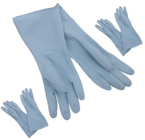 TOPBATHY 3paare Spülhandschuhe Lang Wiederverwendbare Reinigungshandschuhe Für Küche Und Haushalt Spülhandschuhe Zum Geschirrspülen Schutz Vor Nässe Und Schmutz