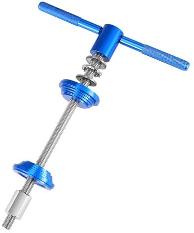 Nastopee Supporto di centraggio per bicicletta, strumento di pressatura per bicicletta, set di sterzo per bicicletta, strumento di pressatura, cuscinetto a pedale, installazione smontaggio strumenti
