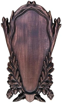 Scudo per trofei in legno massello di faggio per trofei da caccia, corna come cinghiale, cervo, capra (K2-40) (palissandro)