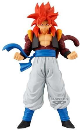 Banpresto Gogeta Super Saiyan 4 Dragon Ball GT Action Figure Solid Edge Works 20 cm BP29756P Multicolore, Figura da collezione, ideale per gli appassionati di anime