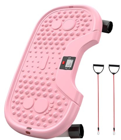 Buhygn Rock Stepper – vridna bärbara bentränare – tyst trappsteg träningsutrustning – för män kvinnor senior magmuskel överkropp nedre kroppen inomhus vardagsrum sovrum utomhus