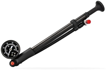 YPREWY 300PSI High Pressure Shock Pumps Front Fork with Gauge Bicycles Suspension Air for Fork & Rear Bike Air Bike Accessory