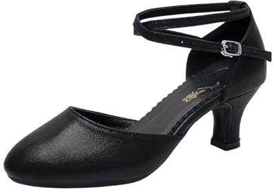 Chaussures de danse élégantes à talon moyen, adaptées à la danse standard et latine, confortables et flexibles